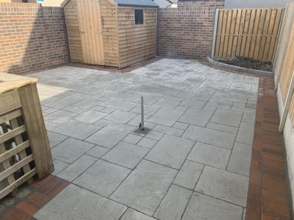 Gravel laid on a driveway in Adamstown