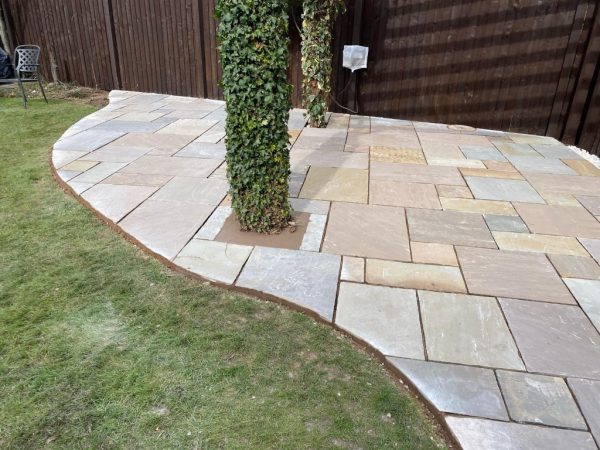 Our patio pavers finished project in Hollyford