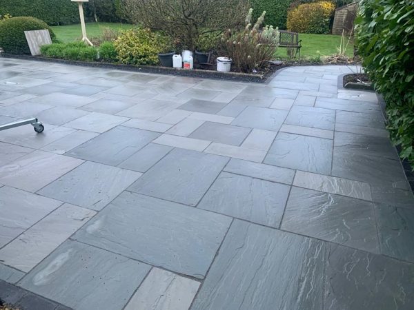 Patio installation in Ballywilliam, County Wexford